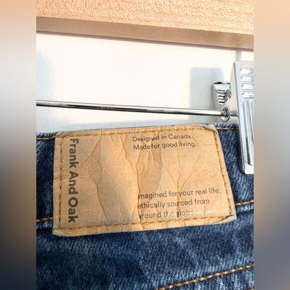 Frank & Oak 25 Billie Relaxed Boyfriend jeans high rise - Picture 5 of 11